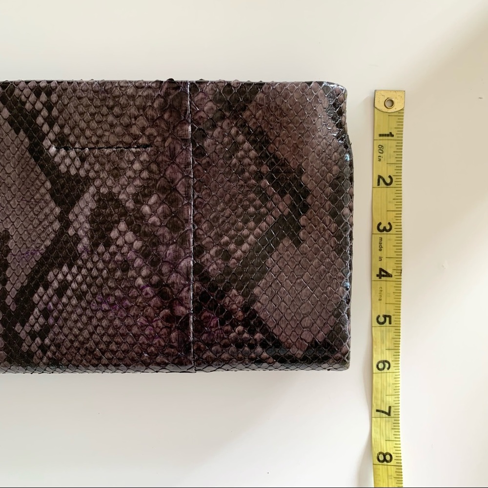 Vbh Genuine Python Pm Clutch - image 8
